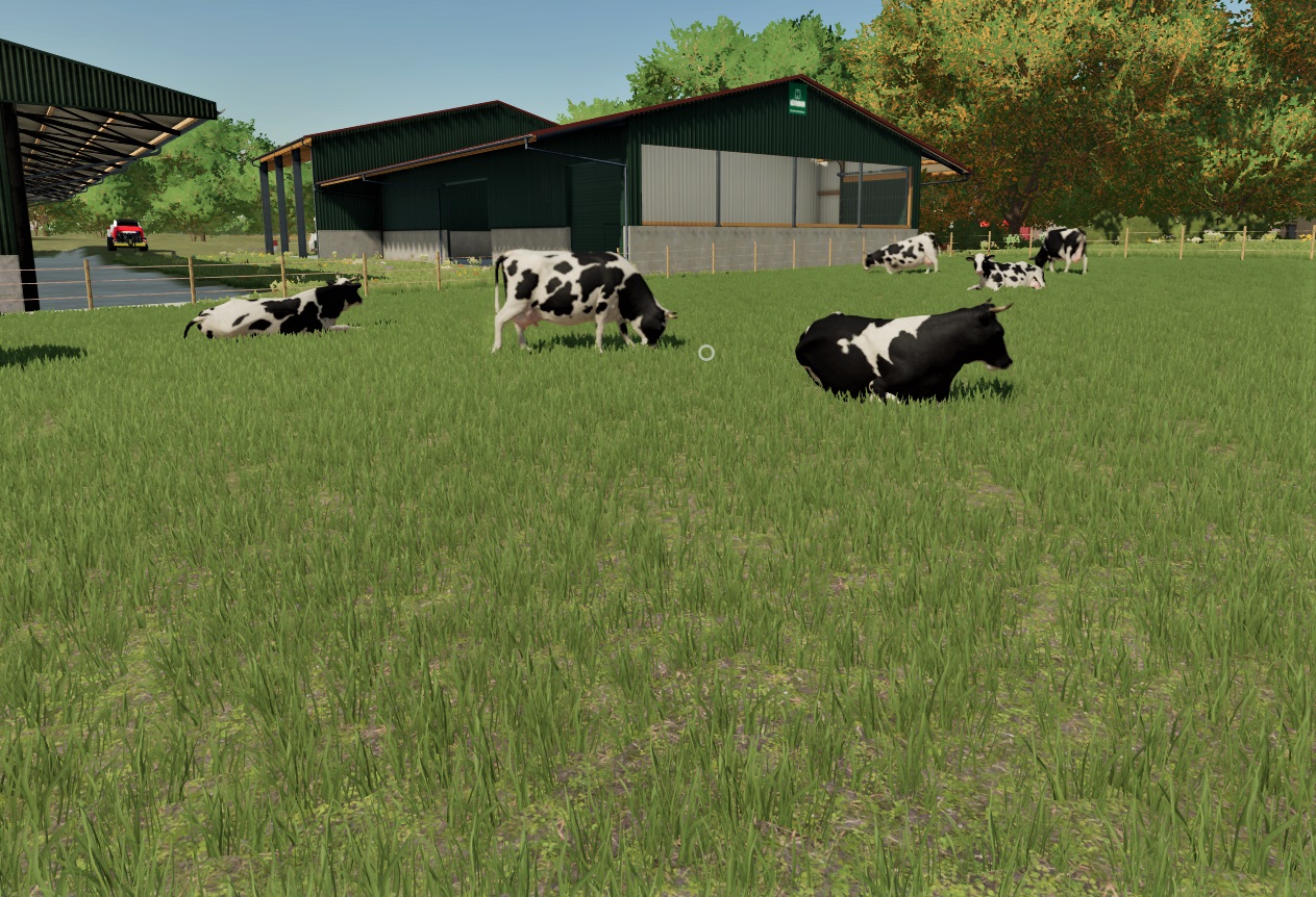 You are currently viewing Коровы в Farming Simulator 22.